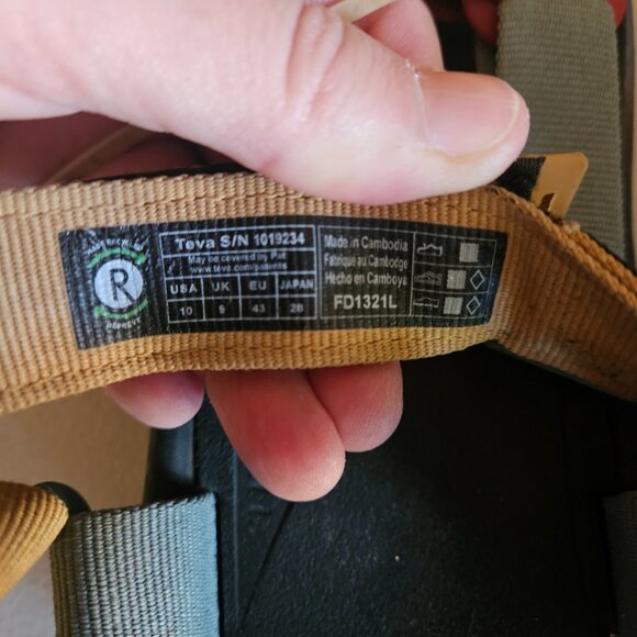 Teva Men's Hurricane XLT2 Slip On Sandals Size 10 - Picture 6 of 6